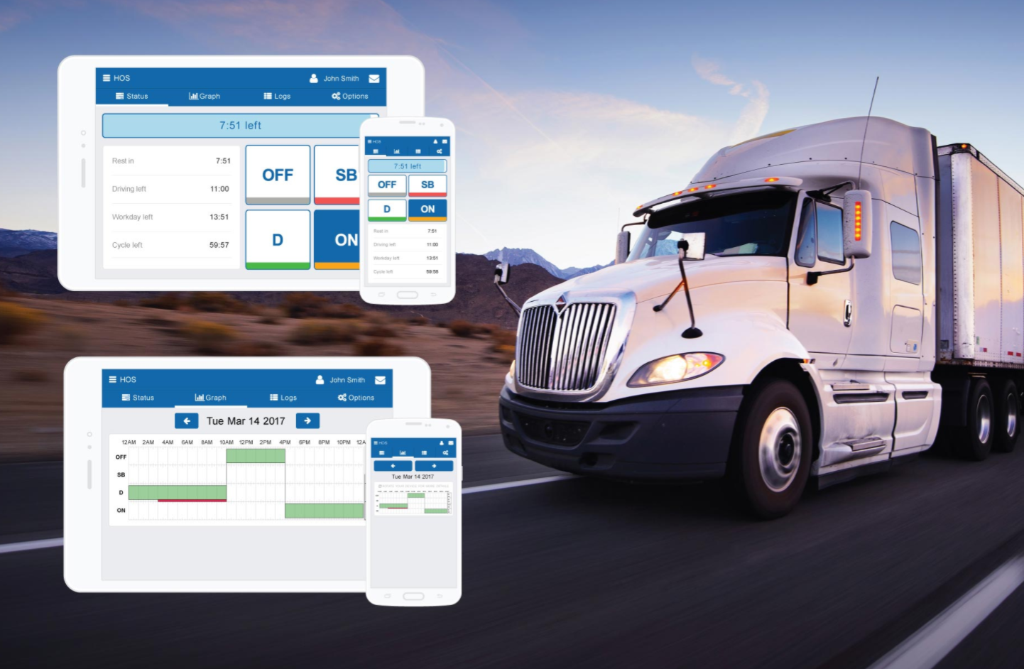 ELD and truck